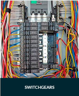 Switchgears and 3 panel breaker control panels for Woodworking and Metal equipment